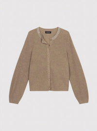Repeat Cashmere - Boxy Fit Rib Knit Cardigan