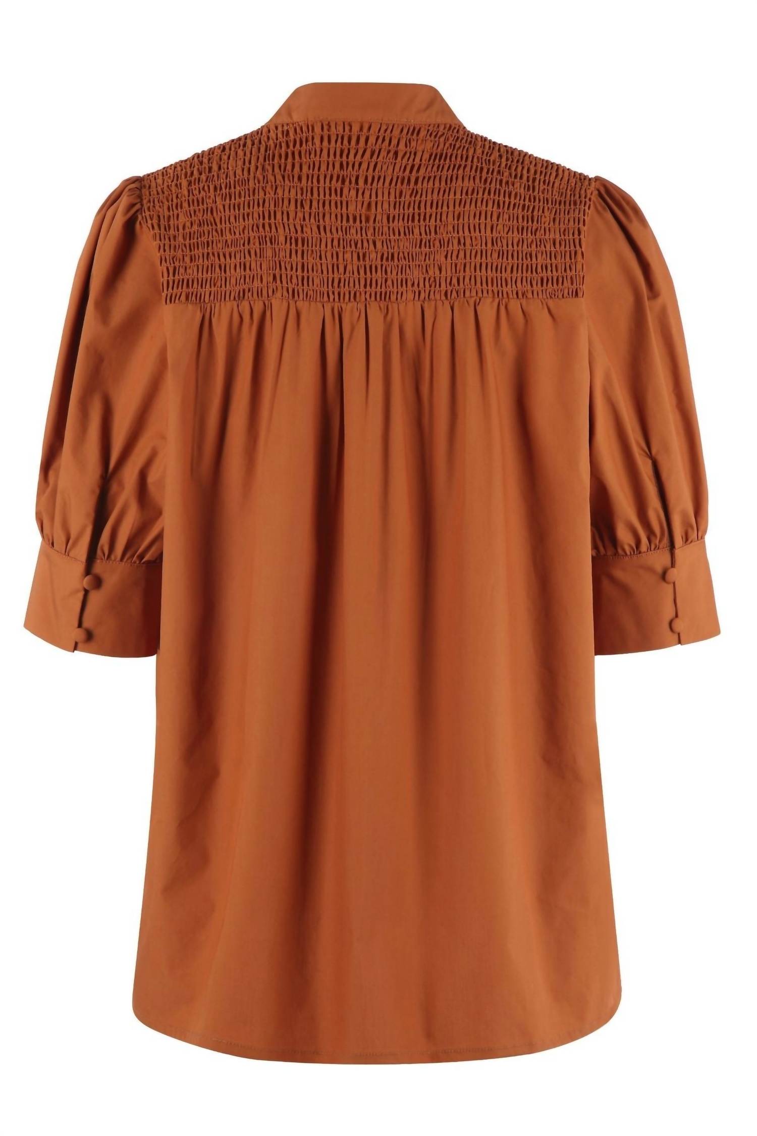 THE SHIRT The Saylor Shirt in caramel - women's shirt - view 5