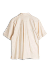 KAVU Men's Bay Beach Button Down Shirt in sandshell - men's shirt - detail view