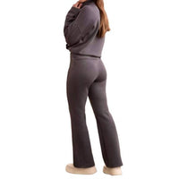 Tribal - Techno Lux Rib Pull On Flare Leg Pants