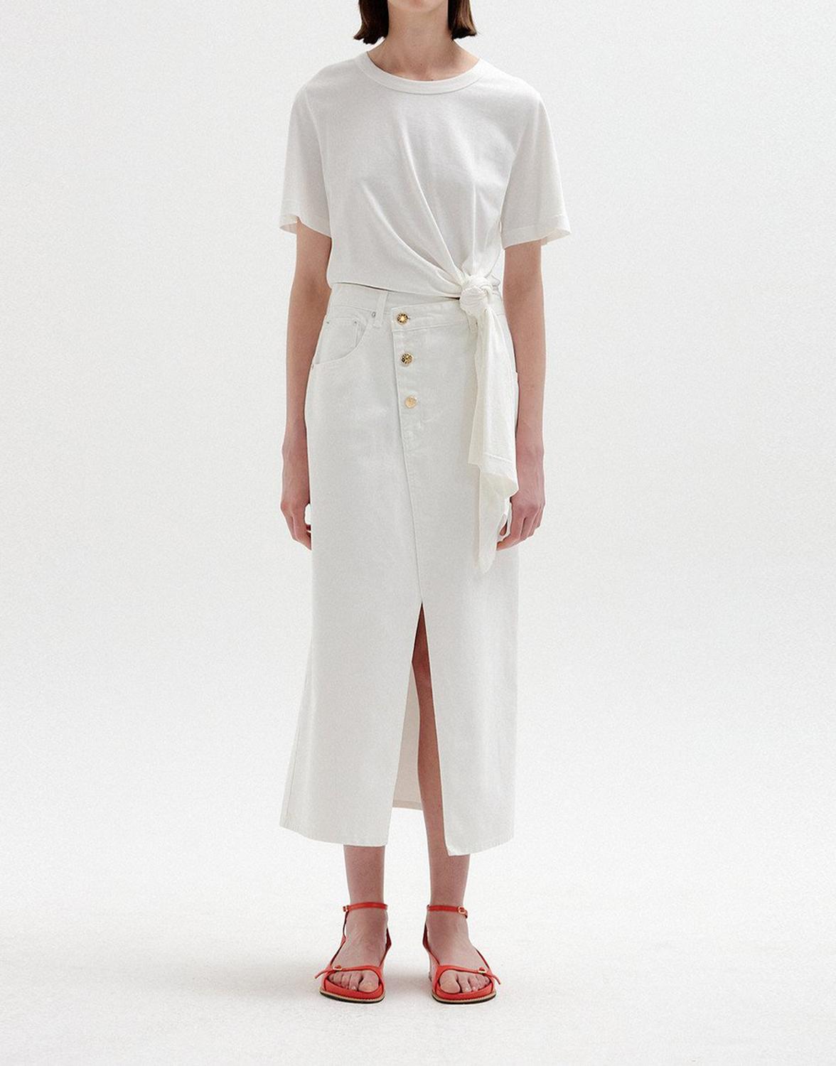 SEE KNOTTED TIE T-SHIRT