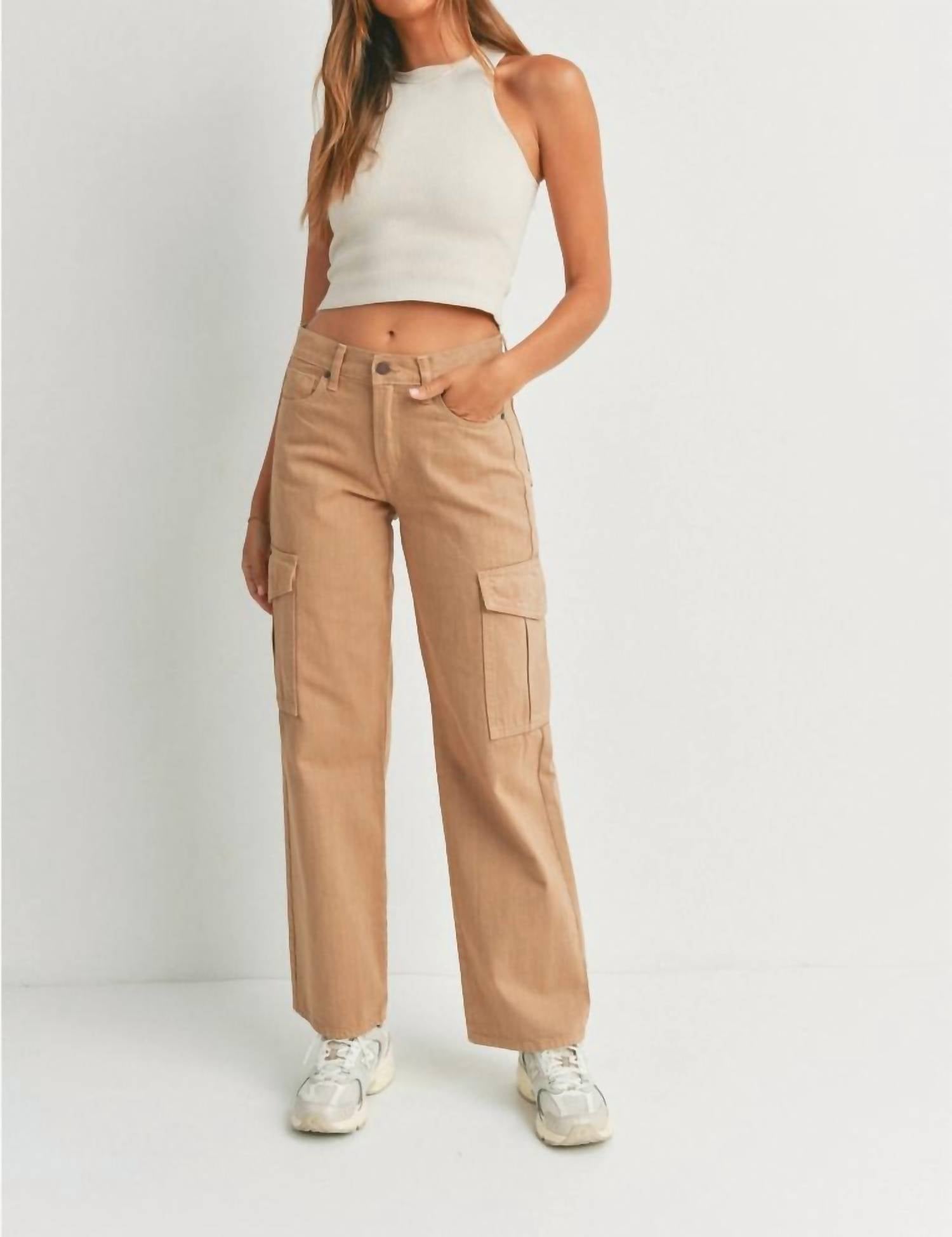 Just Black Denim - Cargo Straight Jeans
