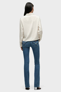 Hudson - Long Sleeve Knotted Button Down Shirt