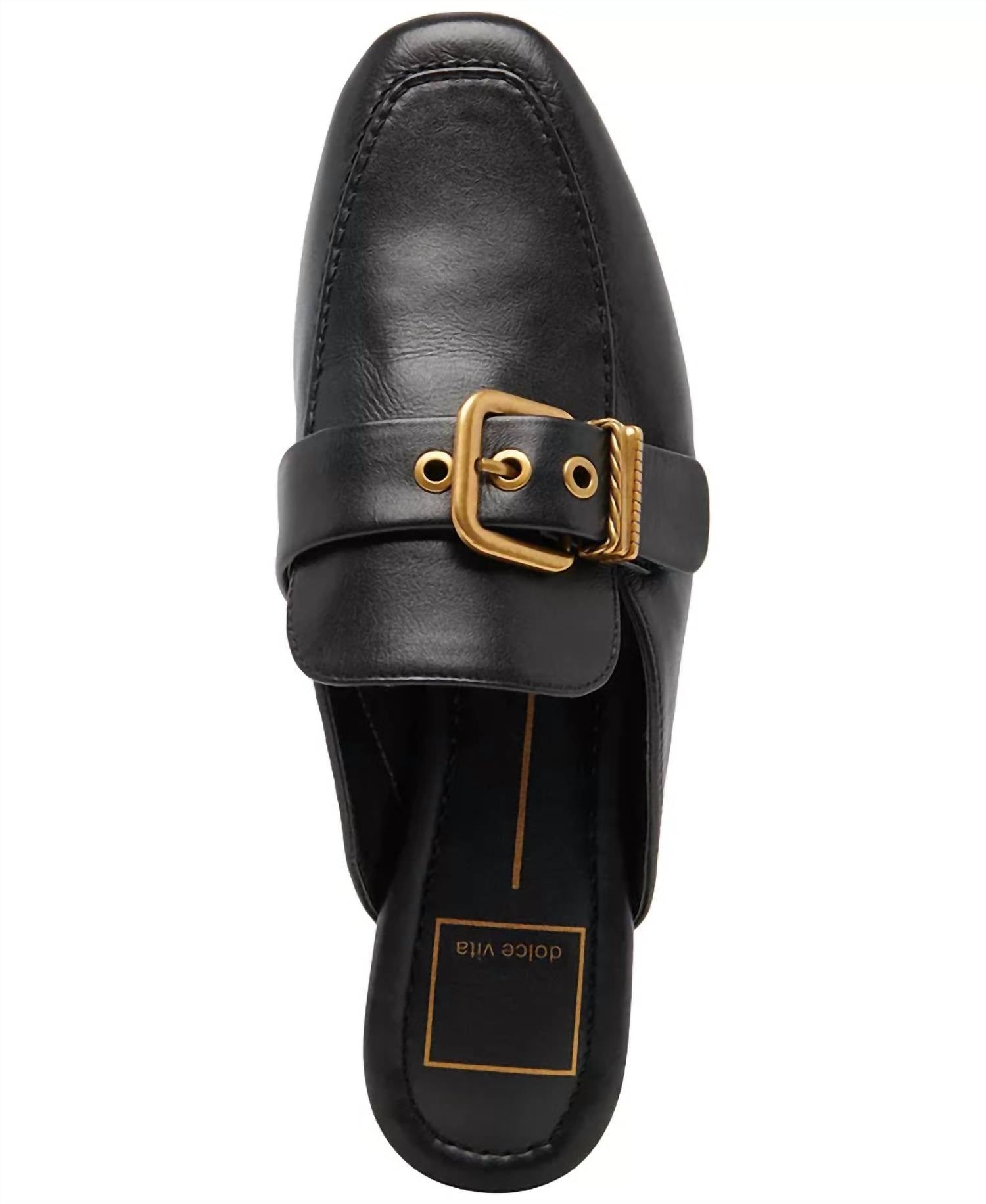Dolce Vita - Women's Santel Buckled Loafer Mules