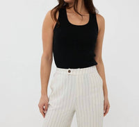 Esqualo - Rib Knit Singlet Top