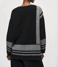 Joseph Ribkoff - Knit Stripe Tunic Sweater
