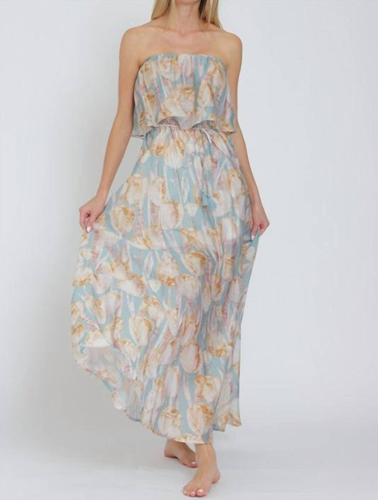 Celeste - Bloom Off Shoulder Maxi Dress