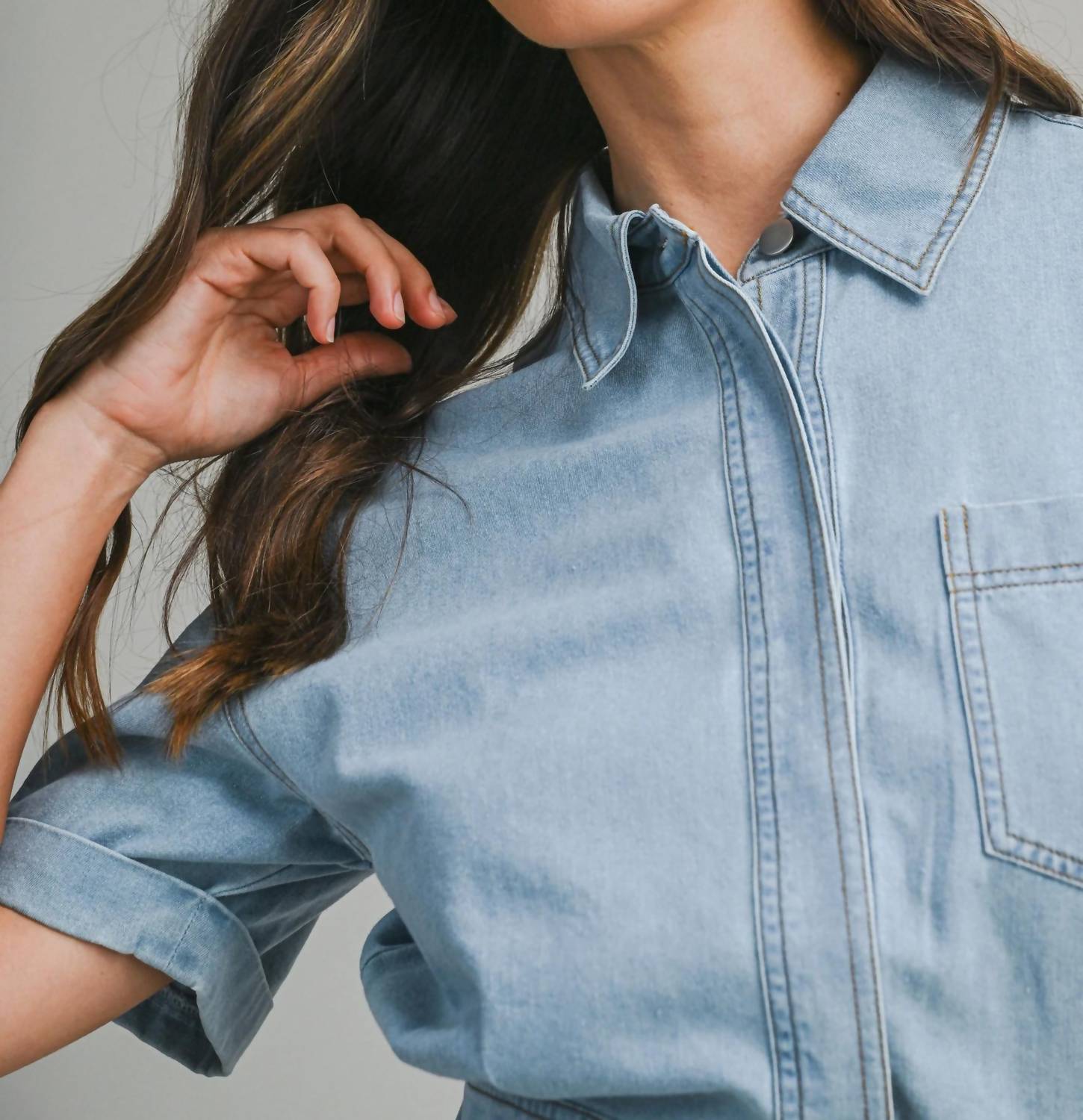 Mable - Ruby Shirt Dress
