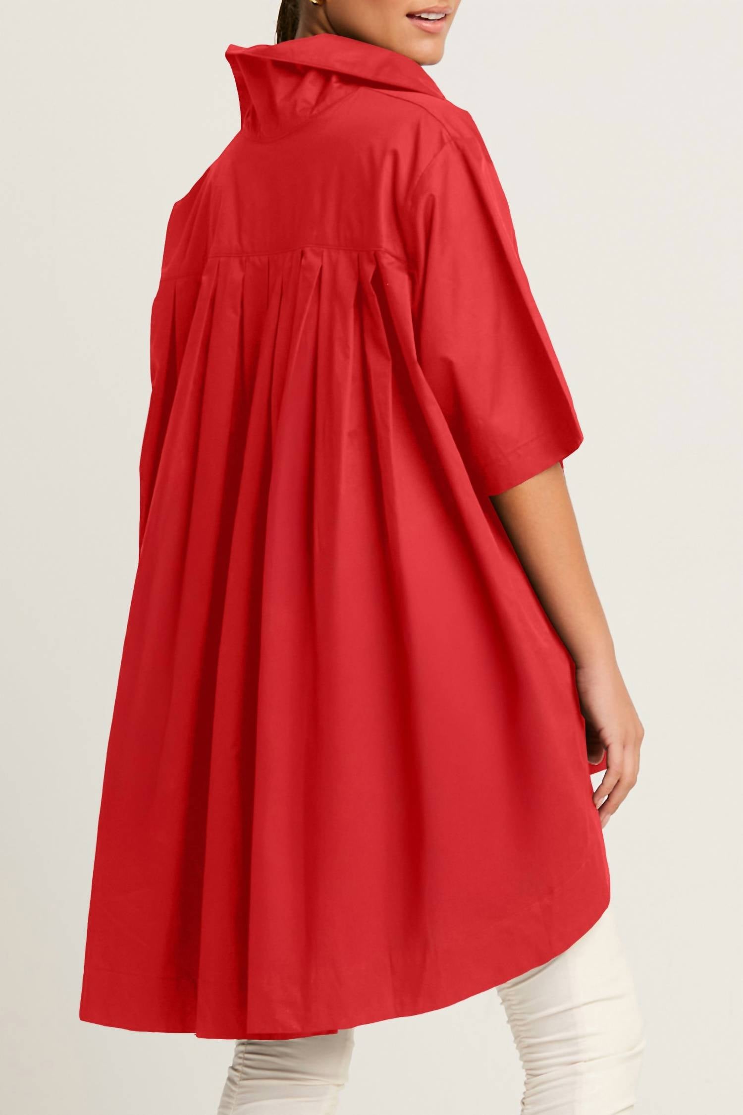 Planet By Lauren G. - Pleat Back Shirt