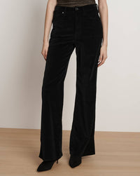 Veronica Beard - Taylor High Rise Wide Leg Velvet Pants