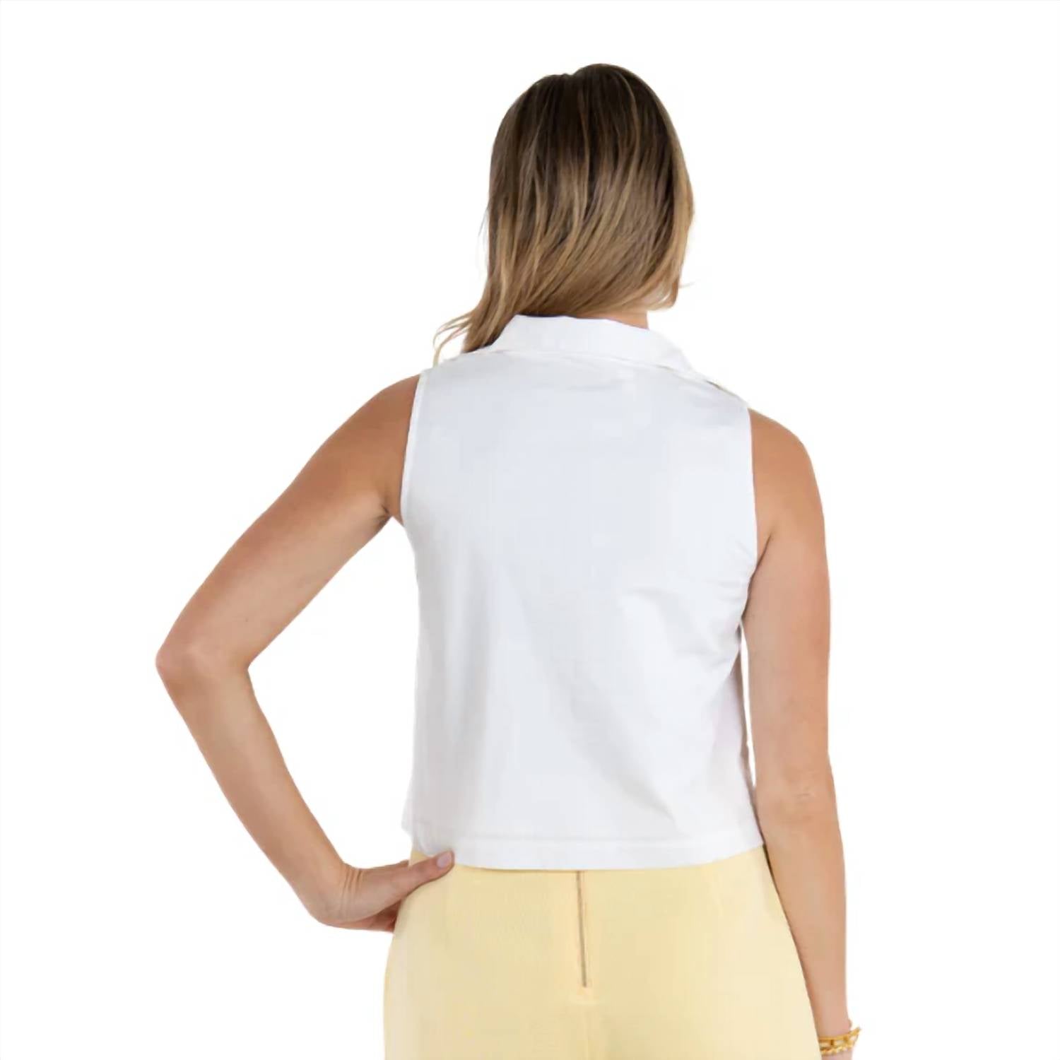 Emily Mccarthy - Lucy Collared Tank Top