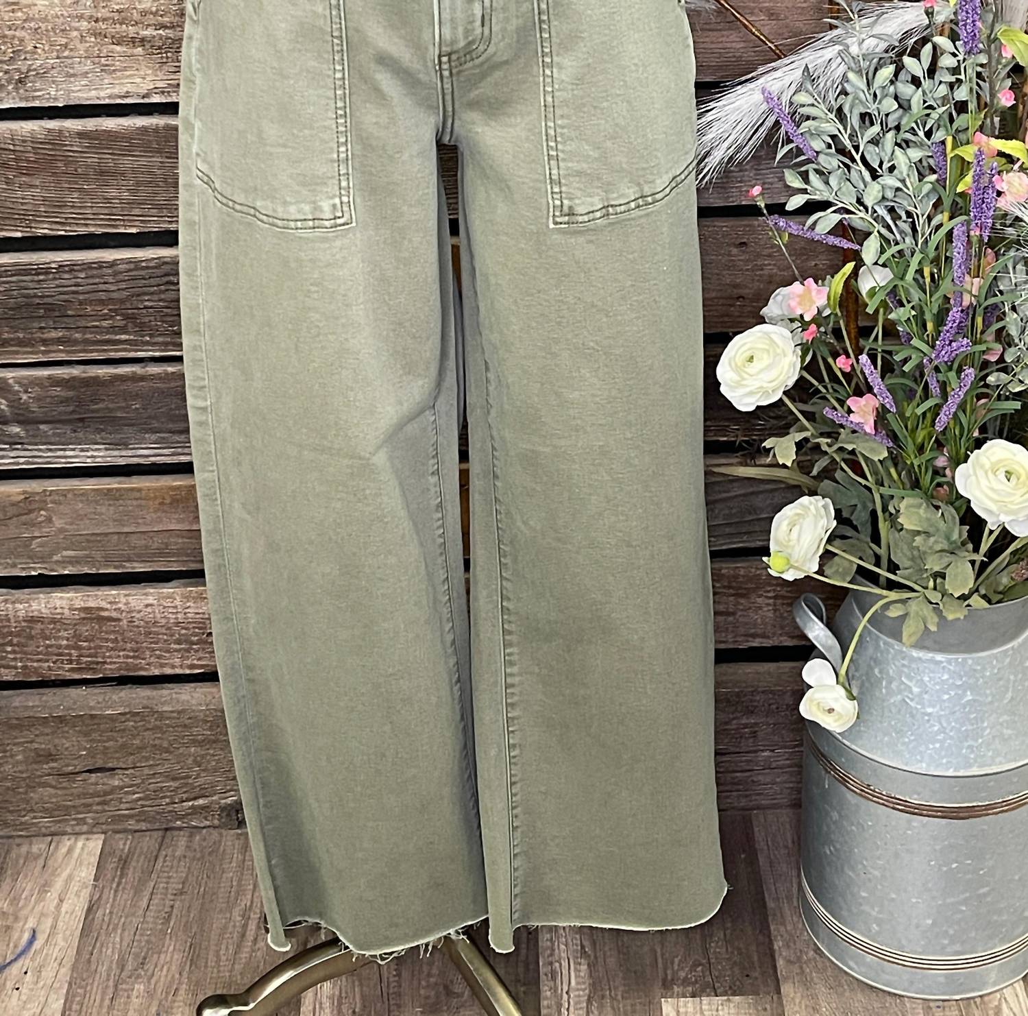 Daze - Pleaser High Waist Wide Leg Jeans