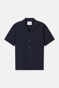 CLOSED Short Sleeve Shirt in dark night - men's t-shirt - view 6