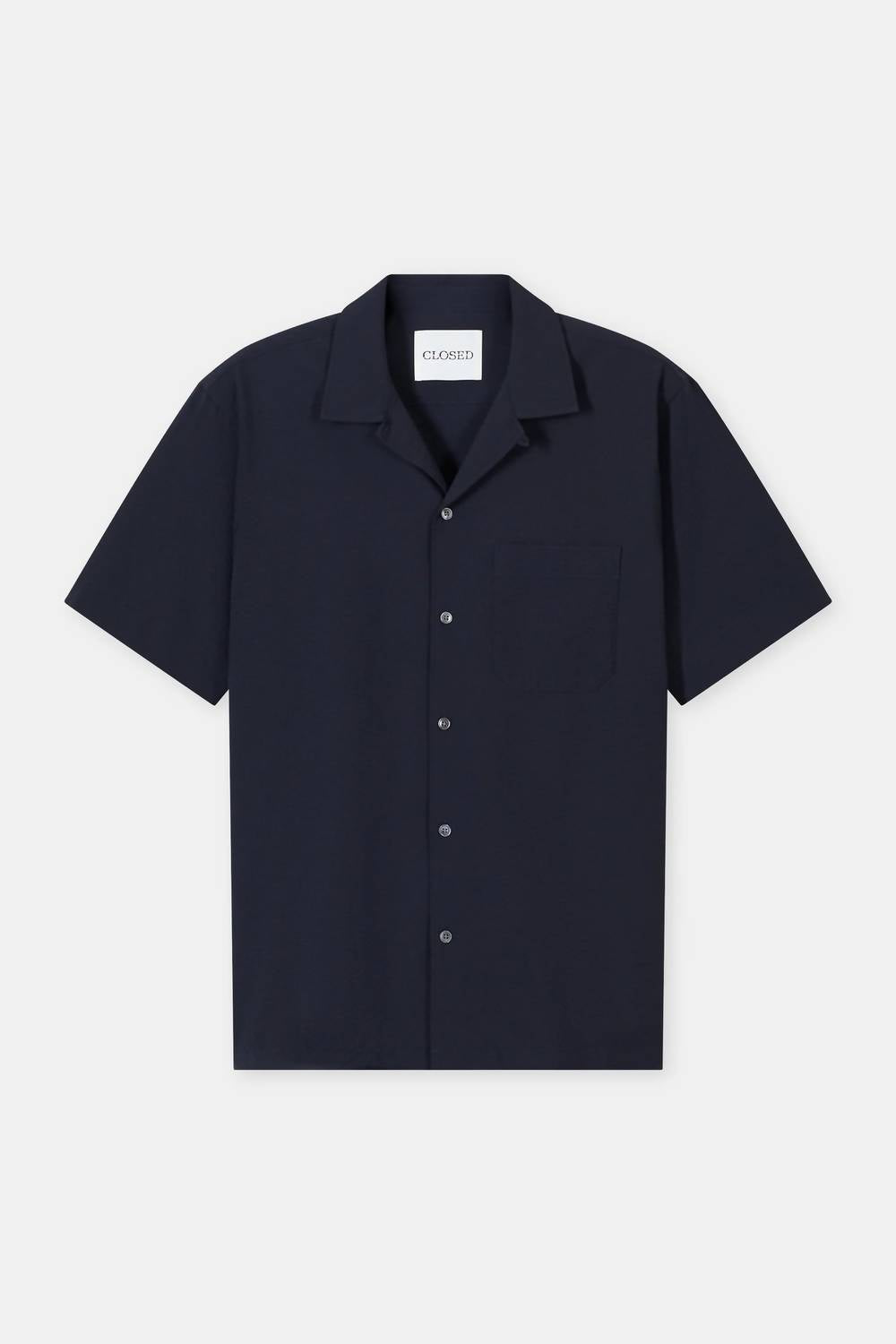 CLOSED Short Sleeve Shirt in dark night - men's t-shirt - view 6