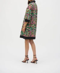 Joseph Ribkoff - Poplin Paisley Print A-line Mini Dress