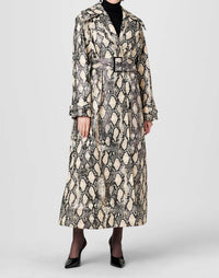 Toccin - Chloe Vegan Leather Trench Coat
