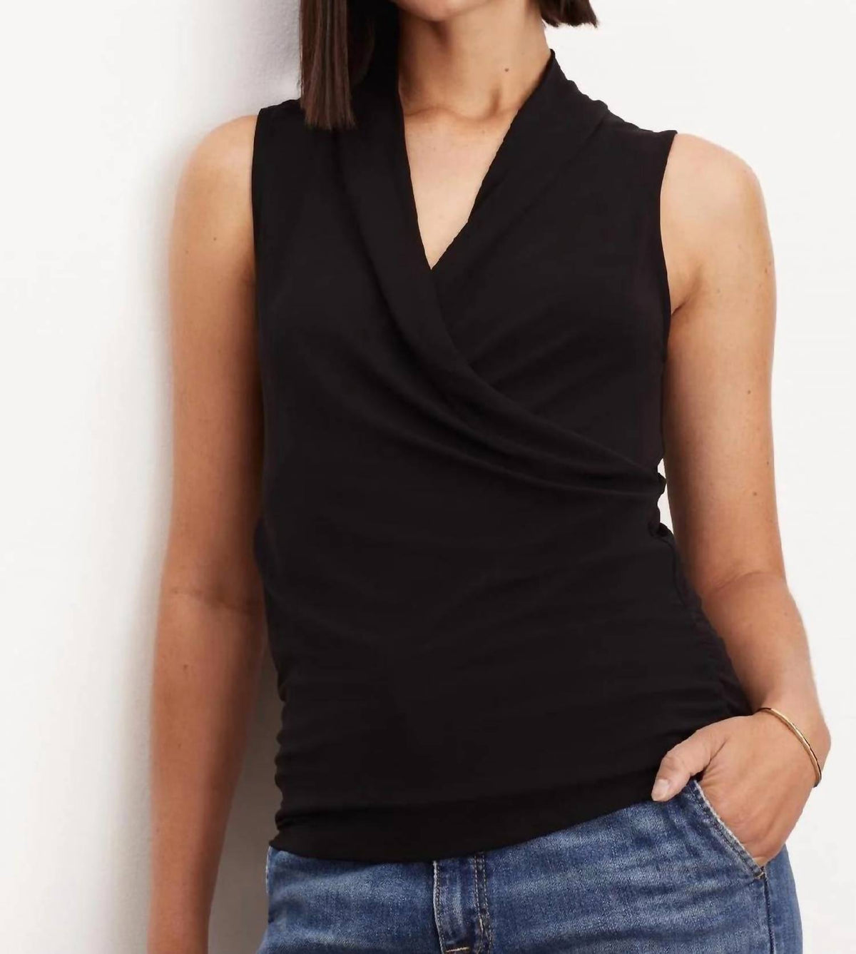 Velvet By Graham & Spencer - Dorthy Wrap Tank Top