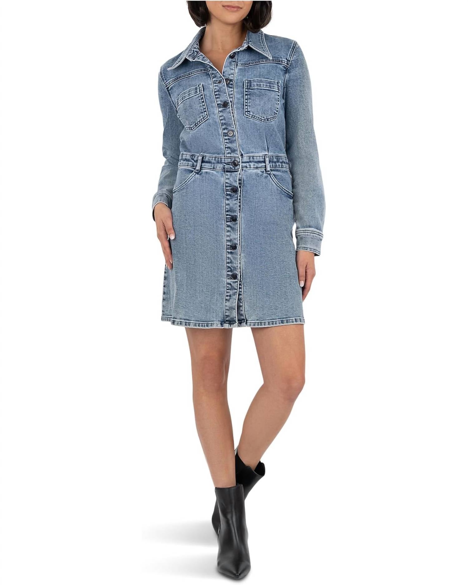 Kut From The Kloth - Arlington Button Front Dress