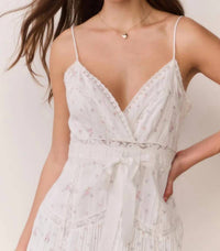 Loveshackfancy - Sibelle Floral Embroidered Cotton Mini Dress