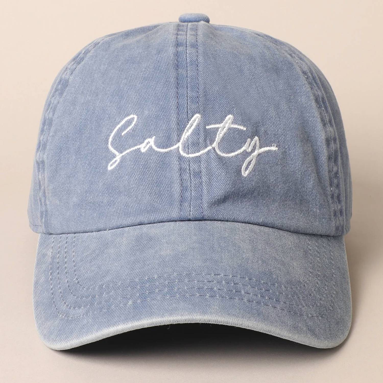Fashion City - Women's Salty Lettering Embroidery Baseball Cap