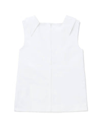 Shushu/Tong Square Neck Lace Vest Top in white - women's tank top - view 6