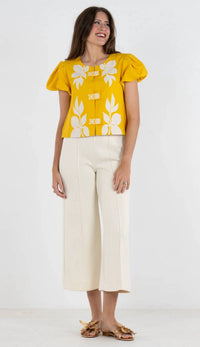 Emily Mccarthy - Isabella Short Sleeve Top