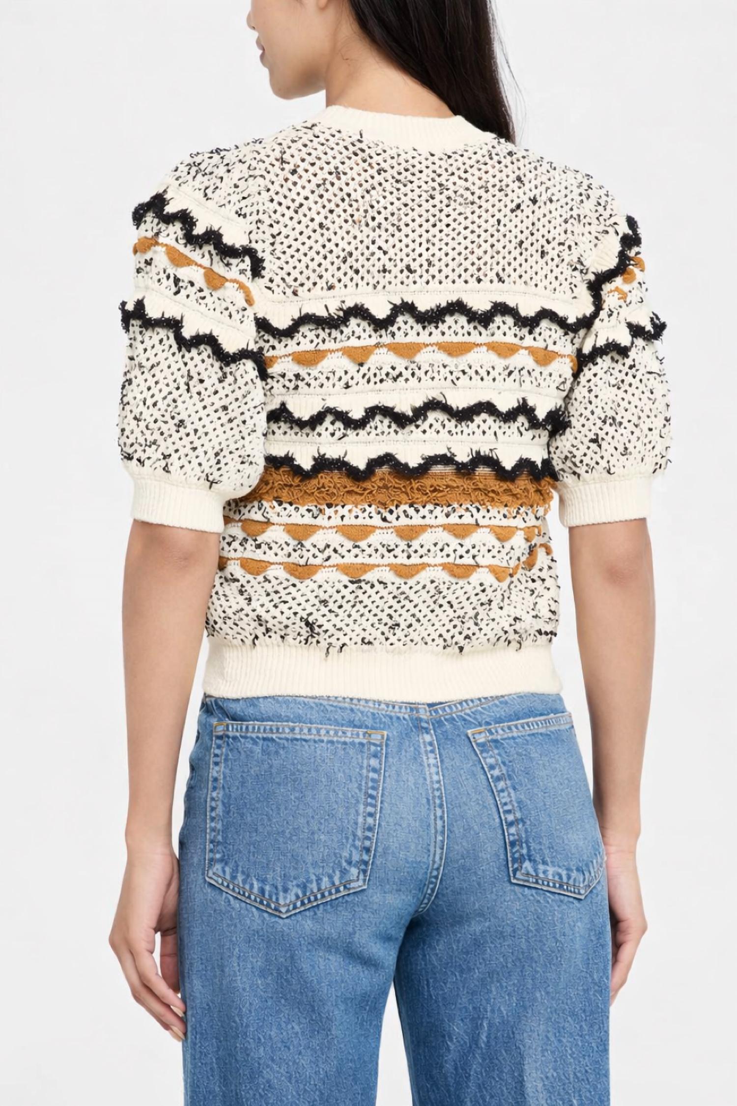 Ulla Johnson - Andira Short Sleeve Knit Top