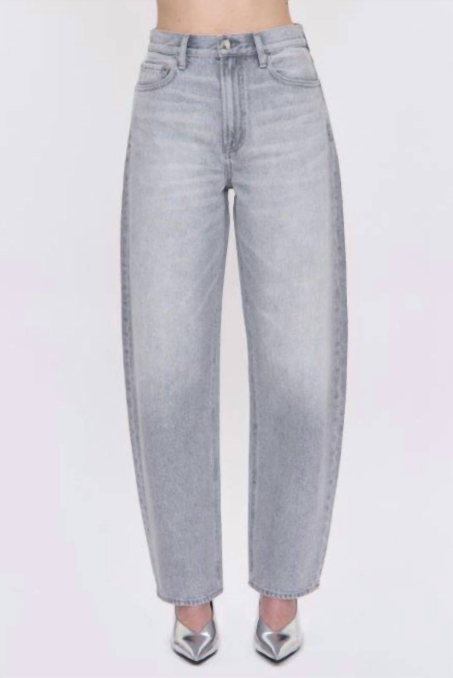 PISTOLA Wes High Rise Barrel Jeans in engima - women's jeans - alternate view