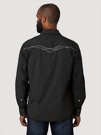 Wrangler - Men's Long Sleeve Western Snap Shirt