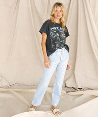 DAYDREAMER Bob Dylan Live In Concert Tour Tee in concert tour tee in vintage black - women's t-shirt - alternate view