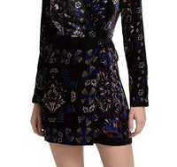 Farm Rio - Arabesque Mix Scarves Wrap Mini Dress