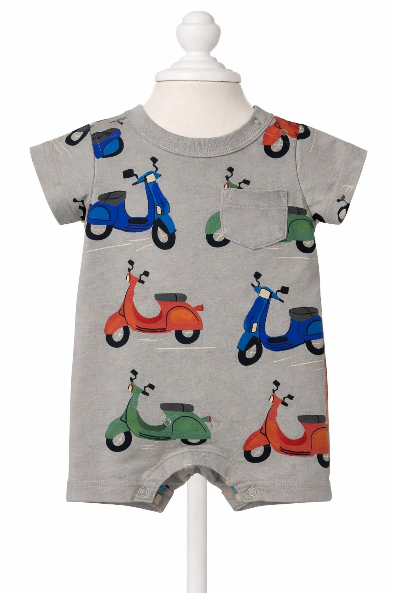 Tea - Baby Boy Vespa Romper
