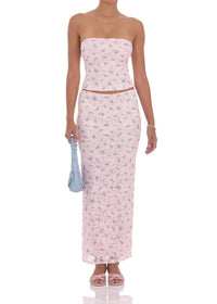 Lucy In The Sky - Floral Lace Maxi Skirt