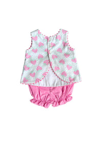 Mint Magnolia - Girl's Tally Tulip Bloomer Set