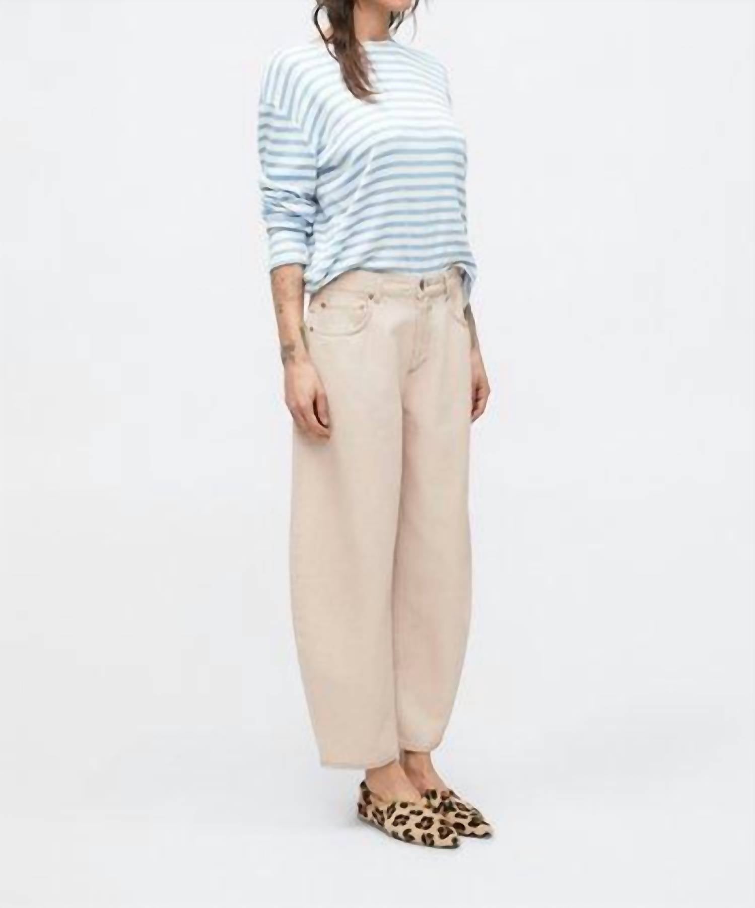 CLOSED Jazzie Barrel Jeans in blush pink - women's jeans - view 4