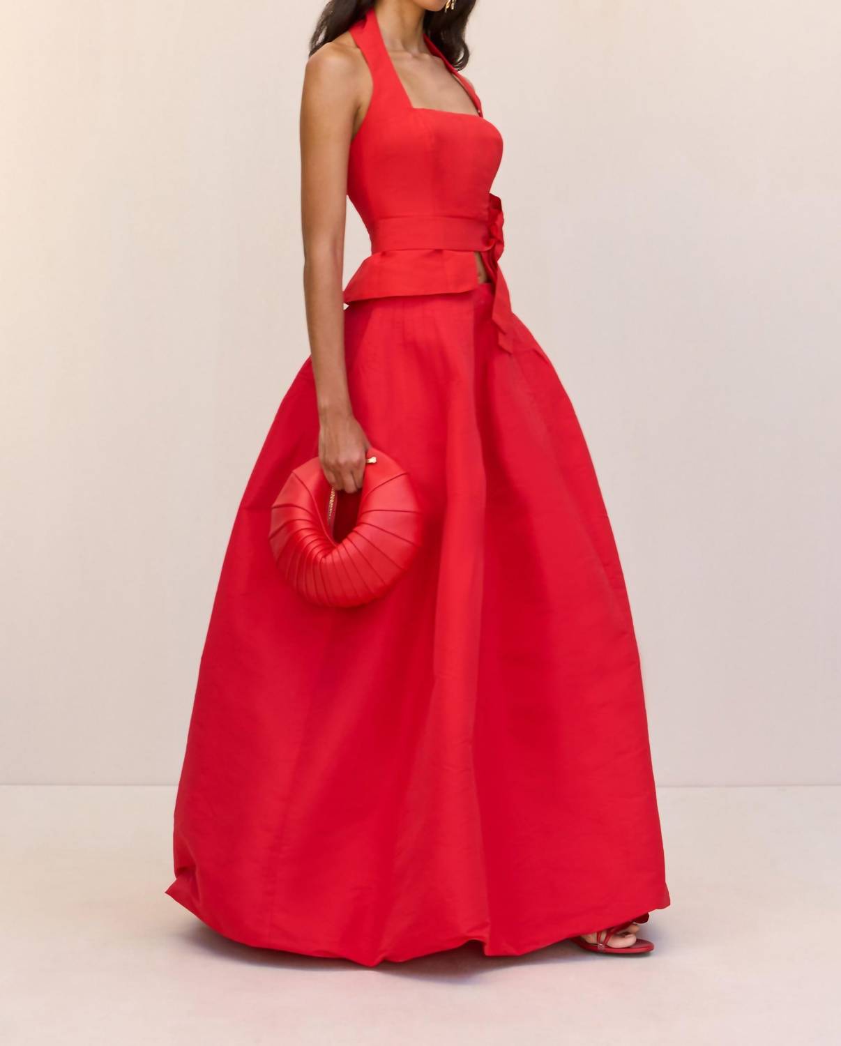 Cult Gaia - Red Bubble Skirt