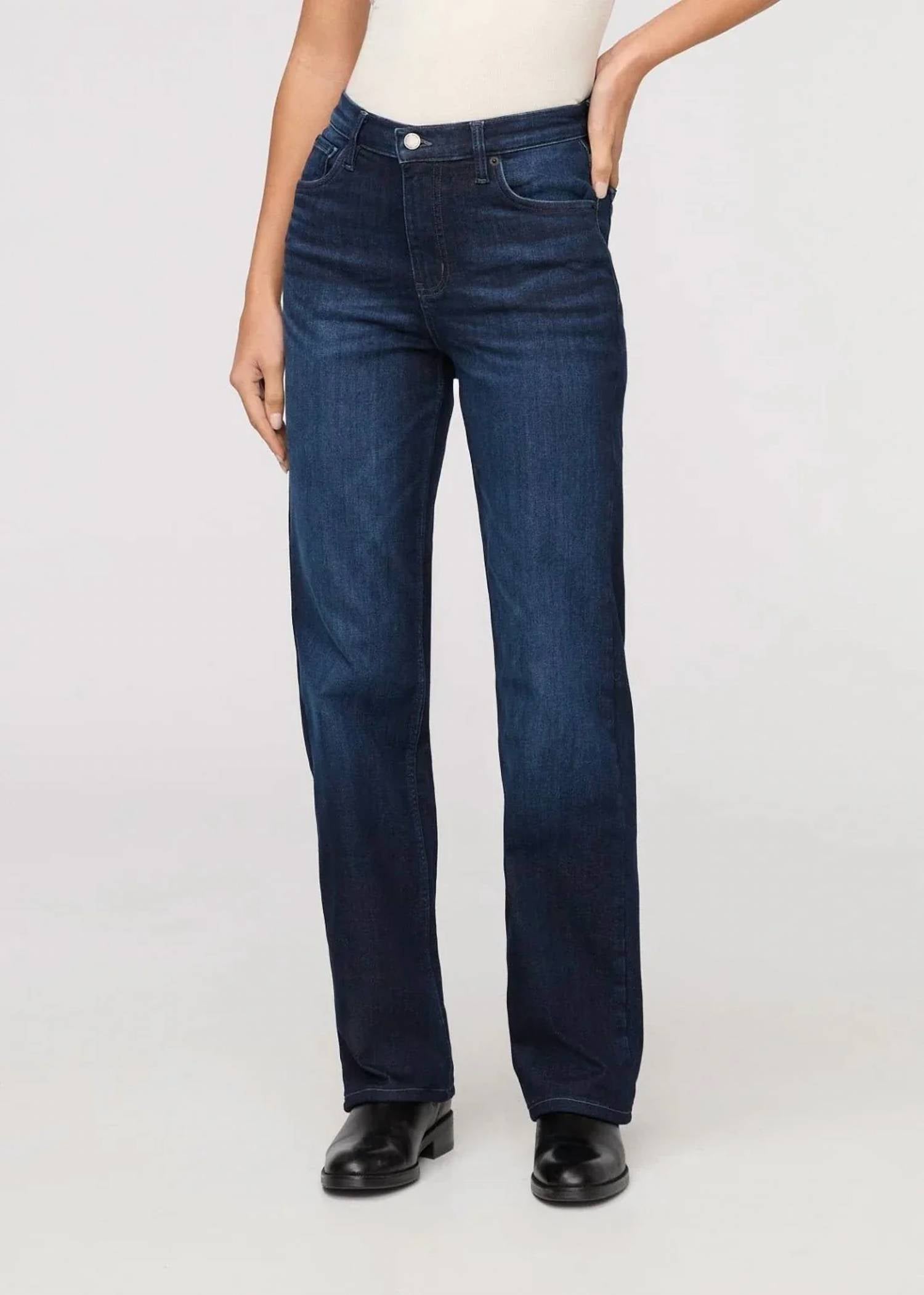 Duer - Tech Fleece High Rise Straight Jeans