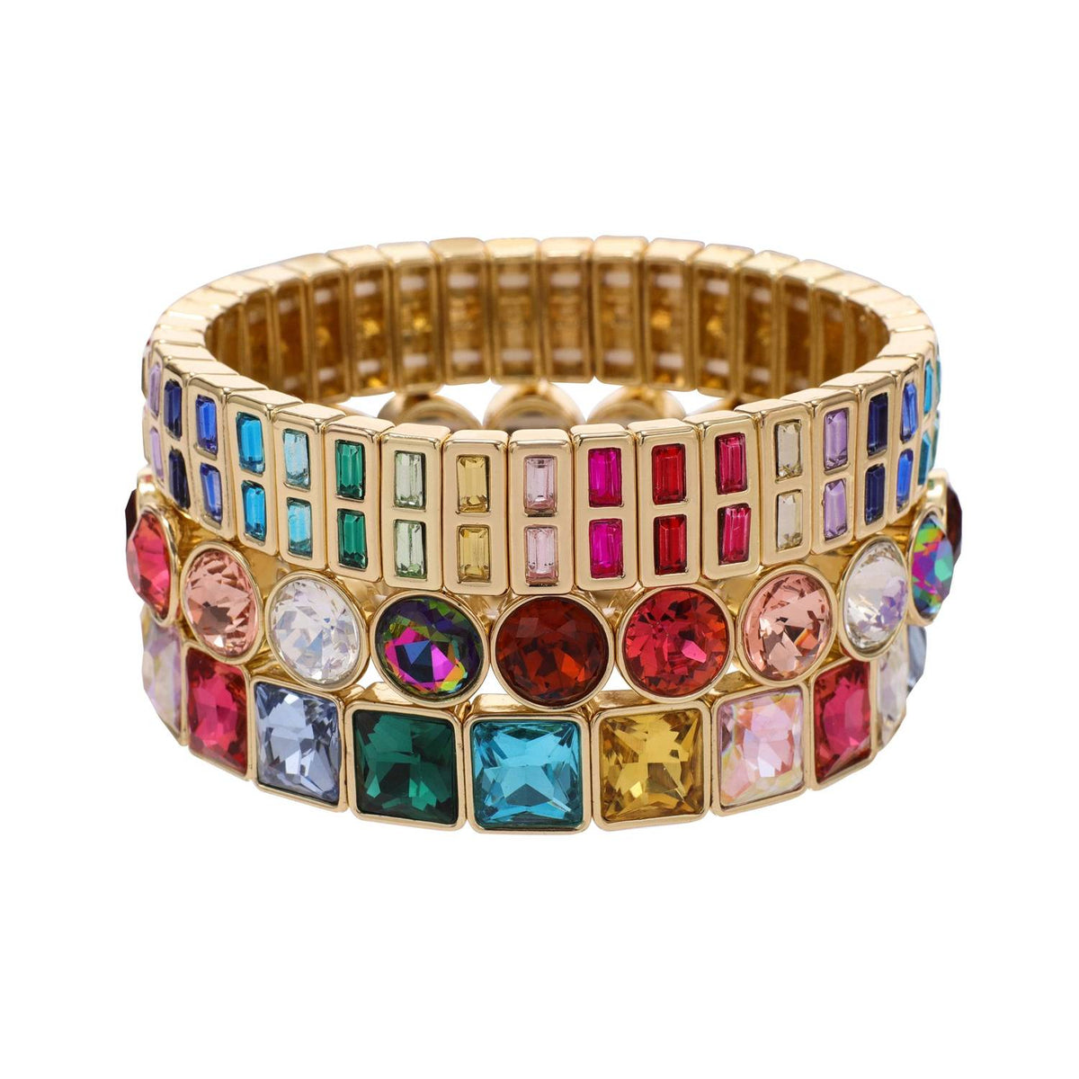 Treasure Jewels - Women's Rainbow Stack Set