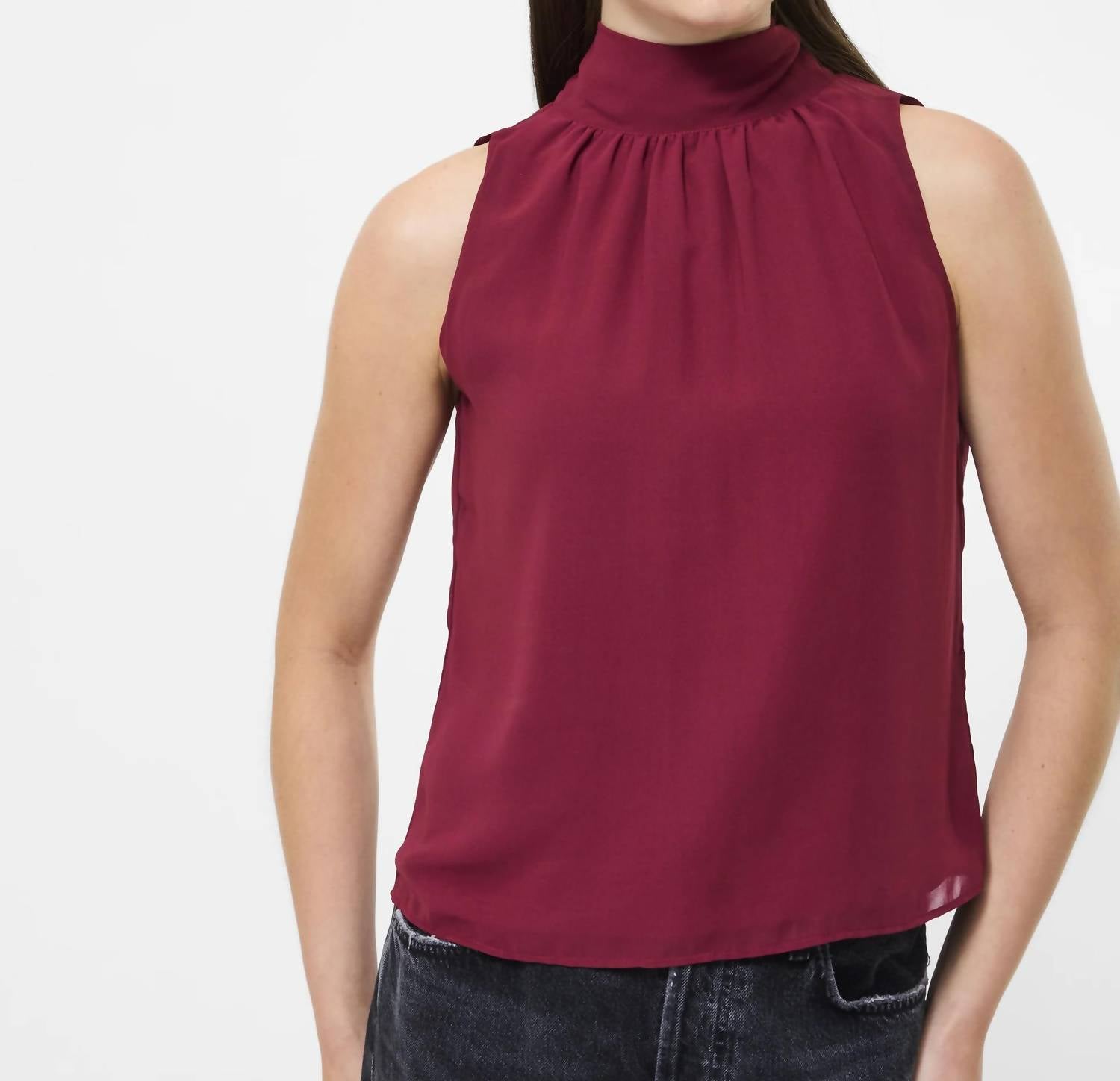 French Connection - Marina Chiffon Sleeveless Top