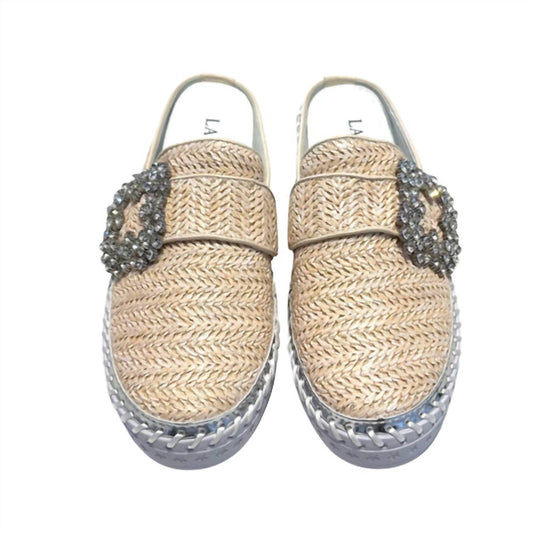 Lav-Ish - Women's Luna Linen Slides