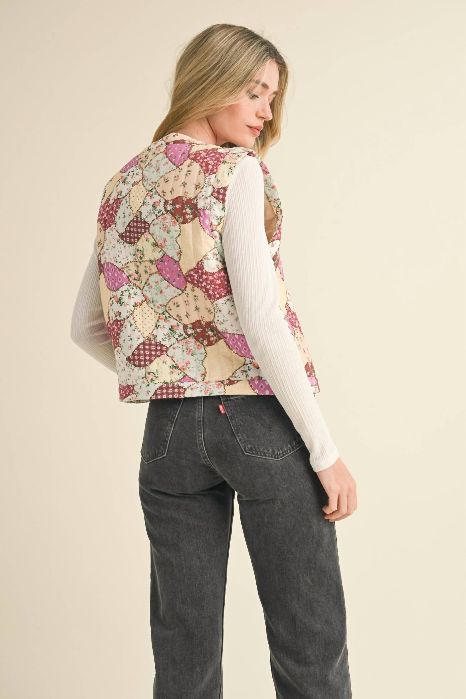 &Merci - Women's Patchwork Vest