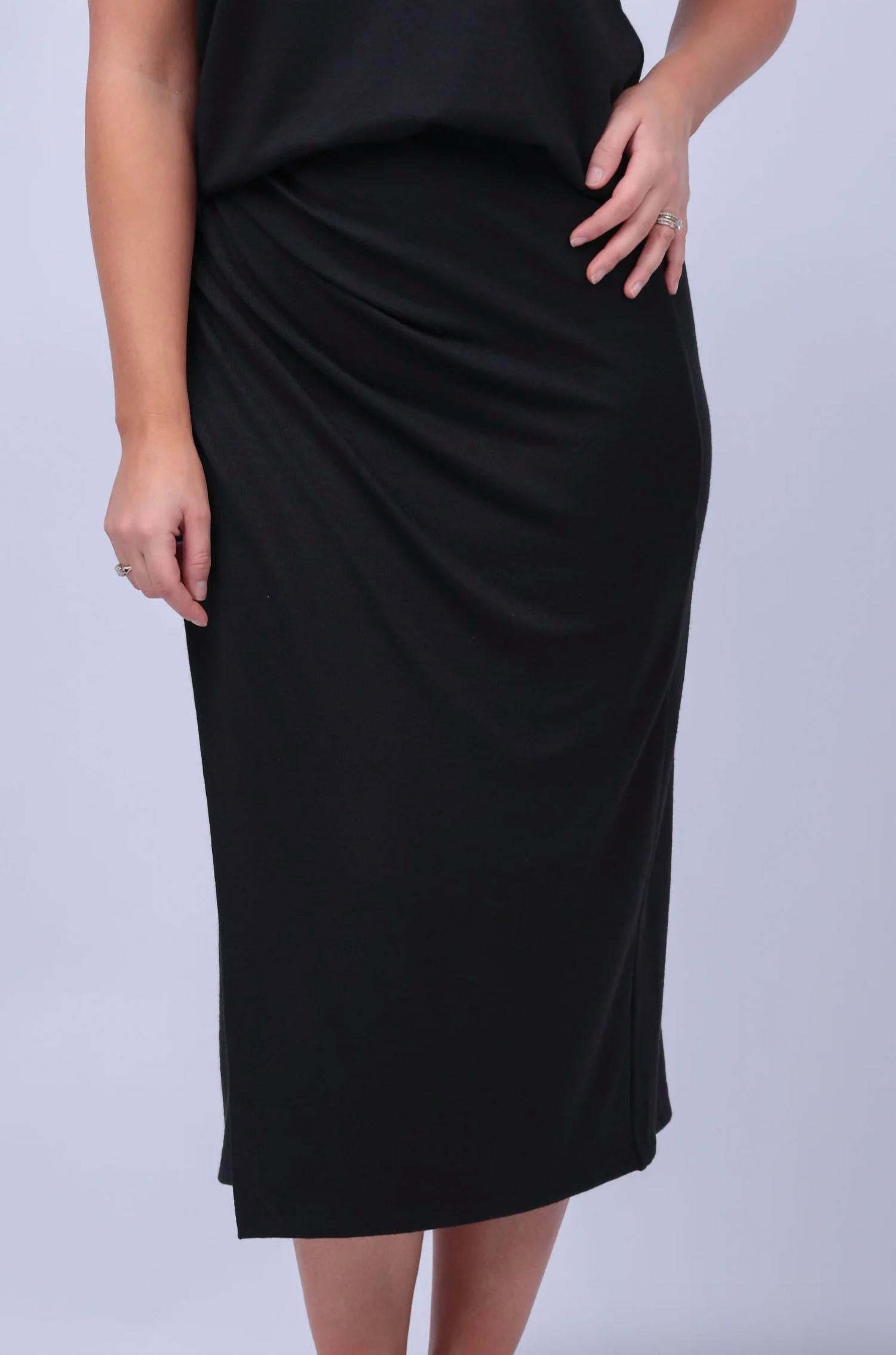 Vince - Side Drape Skirt