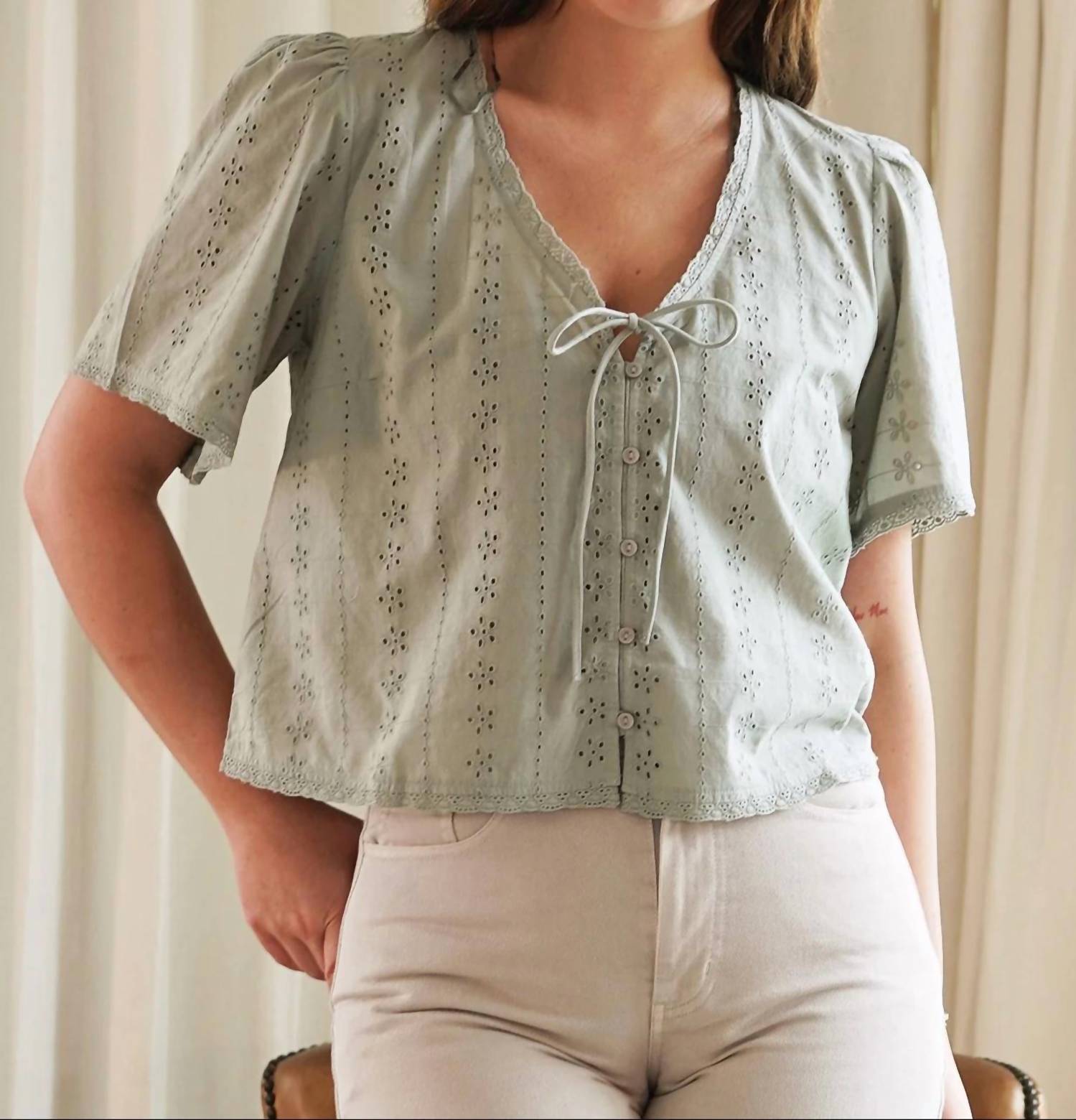 Gentle Fawn - Women's Jessa Eyelet Blouse