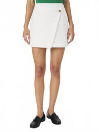 French Connection - Birdie Linen Overlap Mini Skirt