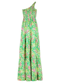 CENTRED ONE SHOULDER MAXI DRESS