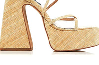 Aqua - Women's Chanc Strappy Platform High Heel Sandals