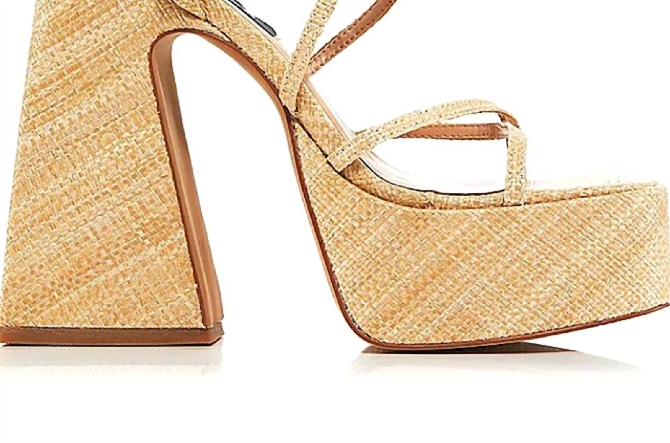 Aqua - Women's Chanc Strappy Platform High Heel Sandals