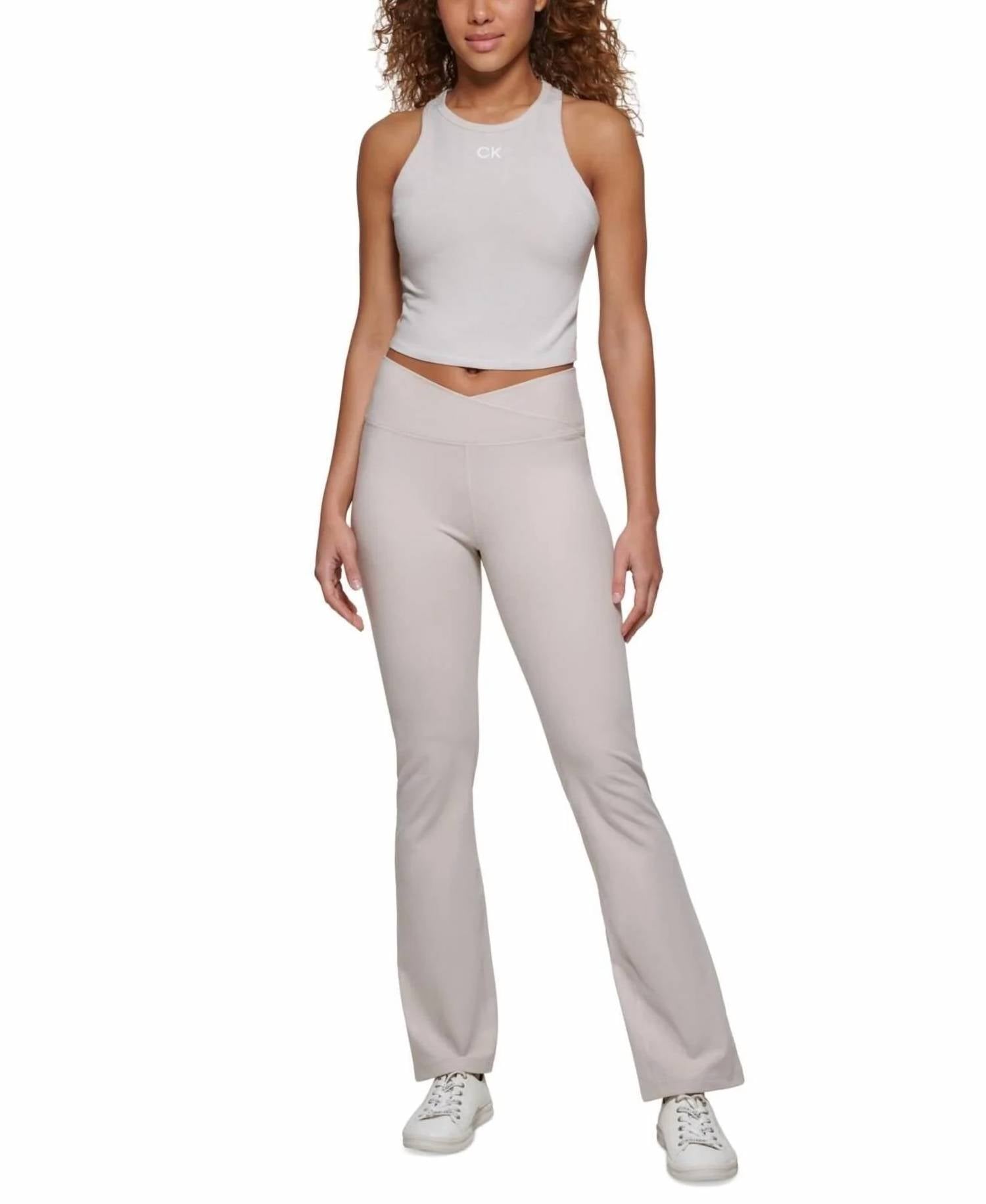 Calvin Klein - Performance Crossover Waist Flare Legging