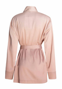 Circular Path - Women's Open Front With Detachable Waist Tie Kimono