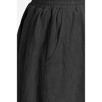 naked zebra Bubble Skirt With Elastic Waistband in black - women's skirt - view 4